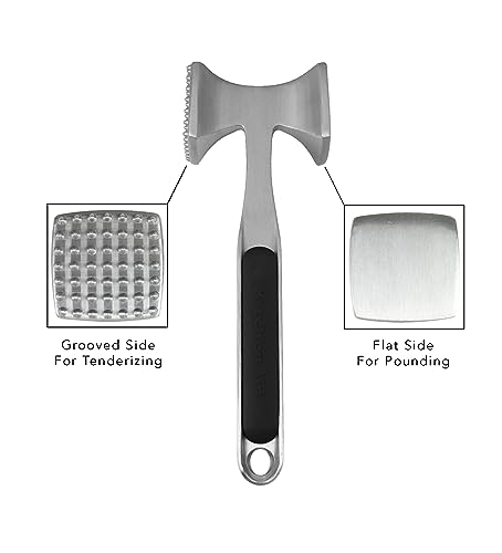 upgraded Gourmet Multi Sided Meat Tenderizer for Pounding Meats, for Daily Use