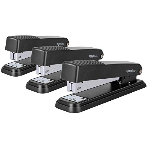 Smart Home Basics Full-Strip Metal Office Desktop Stapler, 20 Sheet Set