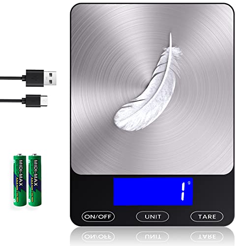 Smart Home Food Scale -33lb Digital Kitchen Scale for Food Ounces Grams for Daily Use