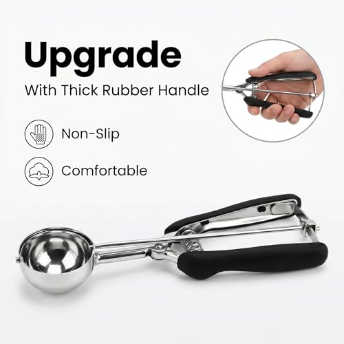 Classic Cookie Scoop Set, 3Pcs Ice Cream Scoop, Cookie Scoops for Essentials
