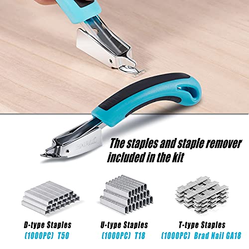 Minimalist SHALL Staple Gun Heavy Duty, 3-in-1 Upholstery Staple Essentials