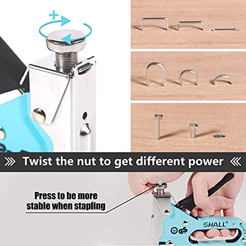 Minimalist SHALL Staple Gun Heavy Duty, 3-in-1 Upholstery Staple Essentials